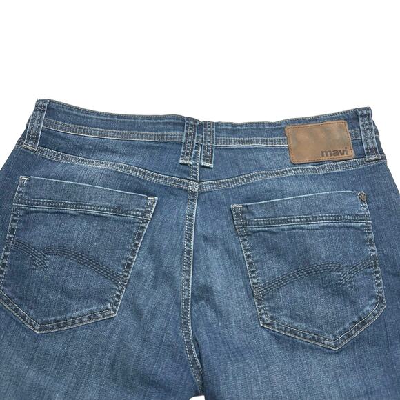 Mavi | Men | Matt Relaxed Mid Rise Straight Leg Jeans | Size 32x32 - Picture 11 of 14